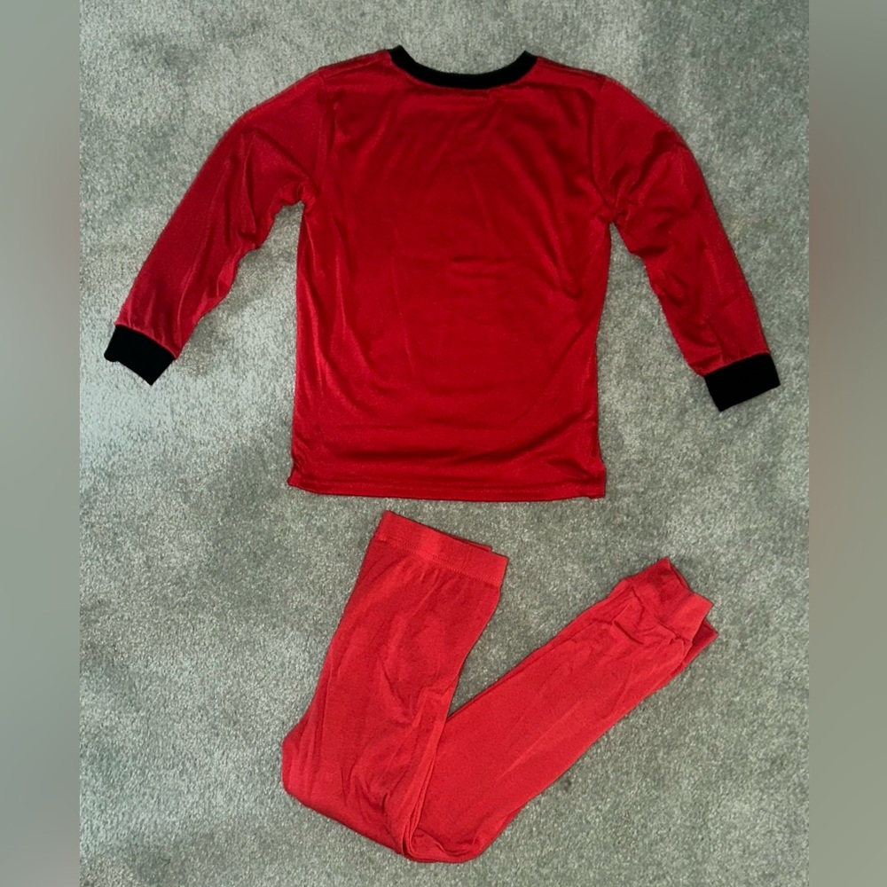 Kids Red Pajamas Set